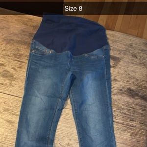 Maternity blue Jean skinny from Old Navy size 8